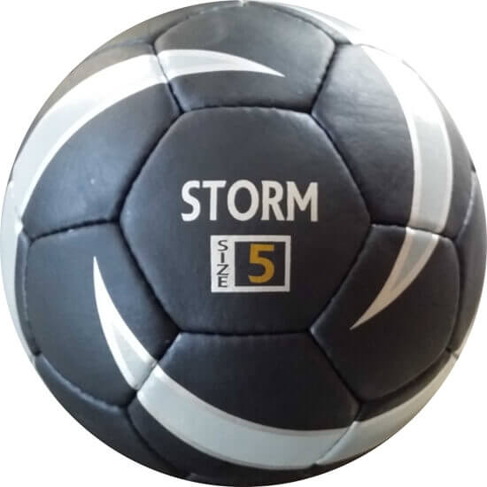Storm Size 5 Match Ball Black Silver