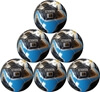 Picture of Striker Hand Stitched Soccer ball - Black Two Tone - Six Pack - Size 5