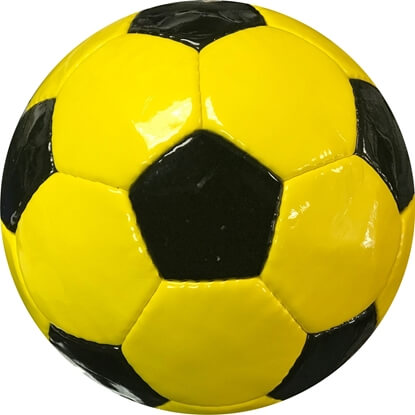 Gold Black Soccer Ball
