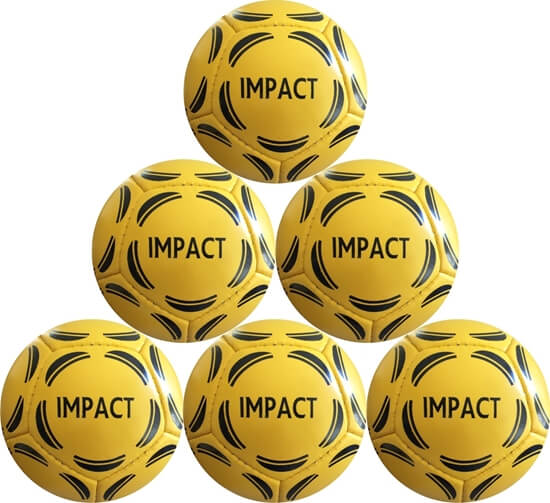 Impact Mini Soccer Ball Size 2 Six Pack