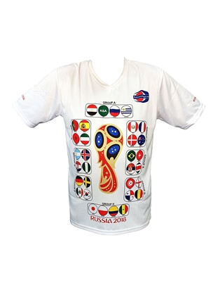 Picture of Soccer World Cup 2018 Jersey Qualifiers Categorized With Groups Gift For Soccer Fans