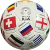 Picture of Soccer Jersey & Size 5 Soccer Ball With 2018 Qualifiers Categorized With Groups Gift For Soccer Fans (Multi Color Flags Soccer Ball)