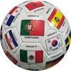 Picture of Soccer Jersey & Size 5 Soccer Ball With 2018 Qualifiers Categorized With Groups Gift For Soccer Fans (Multi Color Flags Soccer Ball)