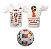 Picture of Soccer Jersey & Size 5 Soccer Ball With 2018 Qualifiers Categorized With Groups Gift For Soccer Fans (Multi Color Flags Soccer Ball)