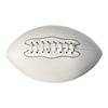 Picture of White Football Ball Plain Smooth Glossy Finish for Autographs Signing Leisure Play - Size 9