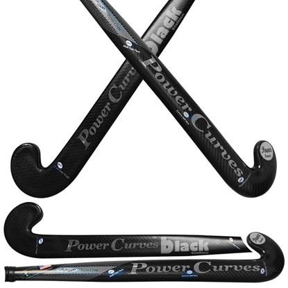Picture of Field Hockey Stick Black Stallion Composite Carbon 100% Low Bow Maxi Power Curves™ 36.5'' Inch 37.5'' Inch