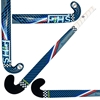 Picture of Field Hockey Stick Blue Outdoor 95% Composite Carbon 5% Kevlar Maxi Extra Low Bow Color Blue