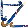 Picture of Field Hockey Stick Blue Indoor Wood by F HS Extra Low Bow Maxi Shape Color Blue