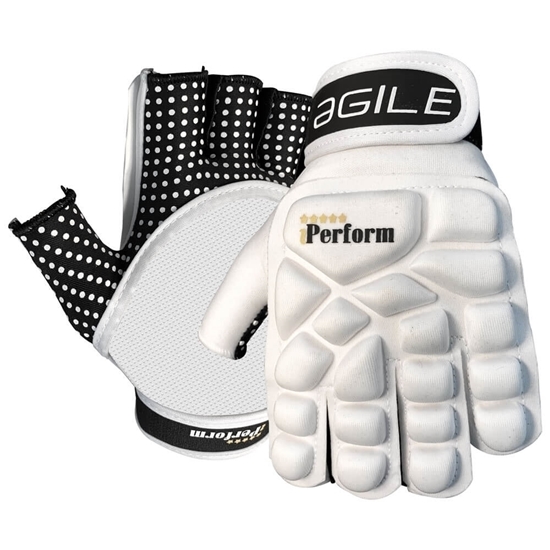 Picture of Field Hockey Glove AGILE Style Half Finger Available Sizes Small Medium Large Left Handed Only