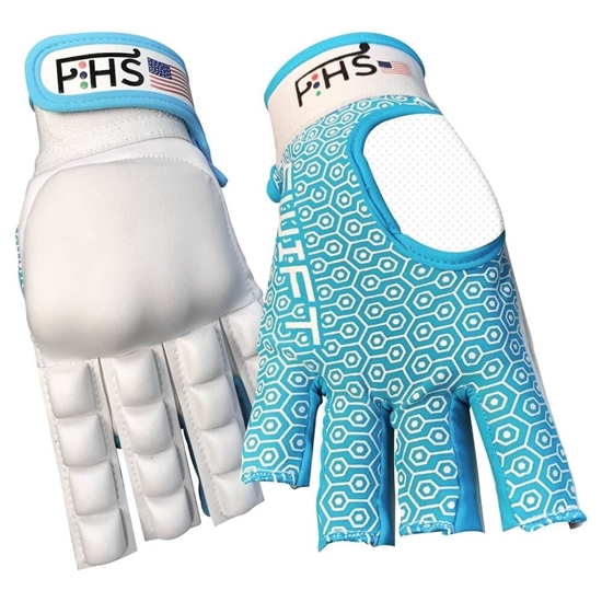 Picture of Field Hockey Glove SWIFT Style Half Finger Available Sizes Small Medium Large Left Handed Only