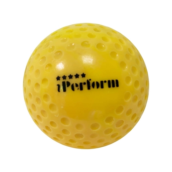 Picture of Field Hockey Ball Dimple Yellow Buy Single / One Ball