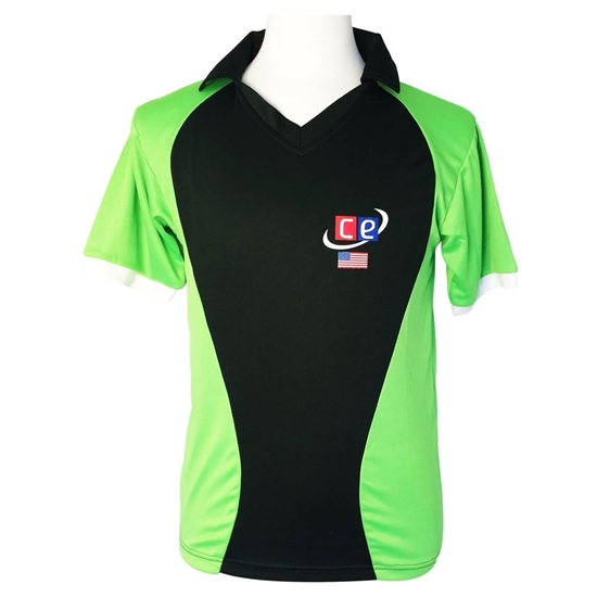 Picture of Colored Cricket Uniform Pakistan Colors Shirt by CE
