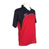 Picture of Colored Cricket Kit Shirts, England Colors Navy & Red, Half Sleeves