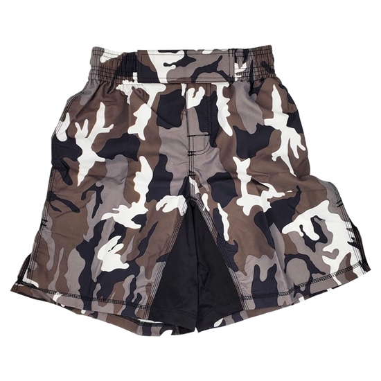 Picture of MMA Shorts Mixed Martial Arts Army Brown Camo design