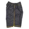Picture of MMA Shorts Mixed Martial Arts Plain Black With Gold Stitching
