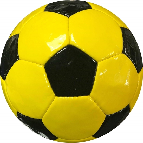 Picture of Soccer Ball Classic Collection Black Pentagons & Gold Hexagons - Butyl   Bladder