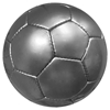 Picture of Plain All Silver Soccer Balls - Official Size 5 Balls
