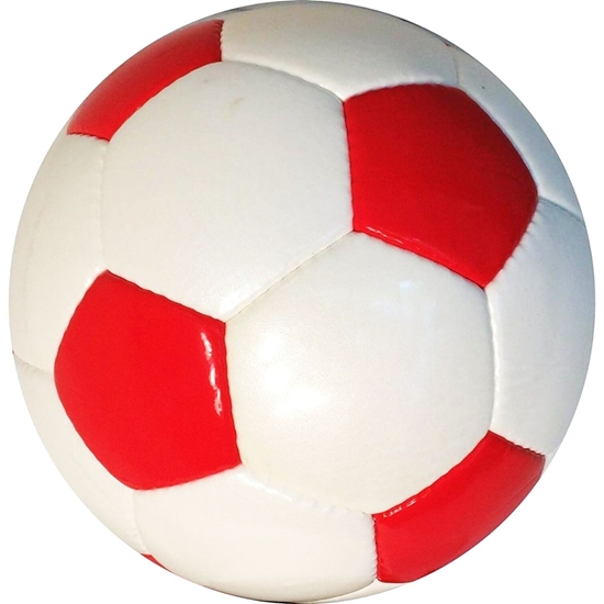 Classic Red & White Soccer Ball - Best Soccer Buys Soccer Ball Image	