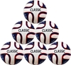 Picture of Classic Soccer Ball  6 Panels White and Blue Size 5 - Six Pack