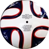 Picture of Classic Soccer Ball  6 Panels White and Blue Size 5 - Six Pack