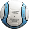 Picture of Omit Soccer Ball Six Pack - Hand Stitched - Synthetic PU Leather - Latex Bladder - Soft Feel Sky Blue Black