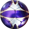 Defender Soccer Ball Purple and Silver, Size 4