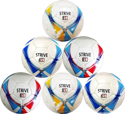 Picture of Strive Hand-Stitched Professional Match  Soccer Ball Size 5 - Six Pack Assorted