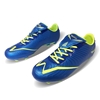 Picture of Soccer Cleat Wingz Men Outdoor Cleats Boots for Men Boys Excellent Stability & Ball Control (Lime Green, Blue)