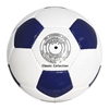 Navy Blue White 32 Panel Soccer Ball	