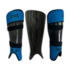 Picture of Field Hockey Insertable Covers with Straps Carbon Shin Guards Reflex Color Blue Available Sizes Small, Medium & Large