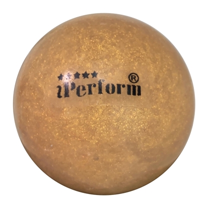 Picture of Plain Super Smooth Field Hockey Balls Shiny Golden Color for Practice Training