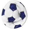 Picture of Bulk Deflated Navy Blue White Classic Traditional Soccer Balls Based On Volume Old School Balls