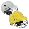 Picture of CE Cricket Helmet with Multicolor Covers Range for Head & Face Protection Adjustable Size (Yellow)