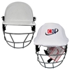 Picture of CE Cricket Helmet with Multicolor Covers Range for Head & Face Protection Adjustable Size (White)