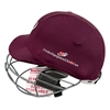 Picture of CE Cricket Helmet with Multicolor Covers Range for Head & Face Protection Adjustable Size (Maroon)