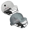 Picture of CE Cricket Helmet with Multicolor Covers Range for Head & Face Protection Adjustable Size (Gray)