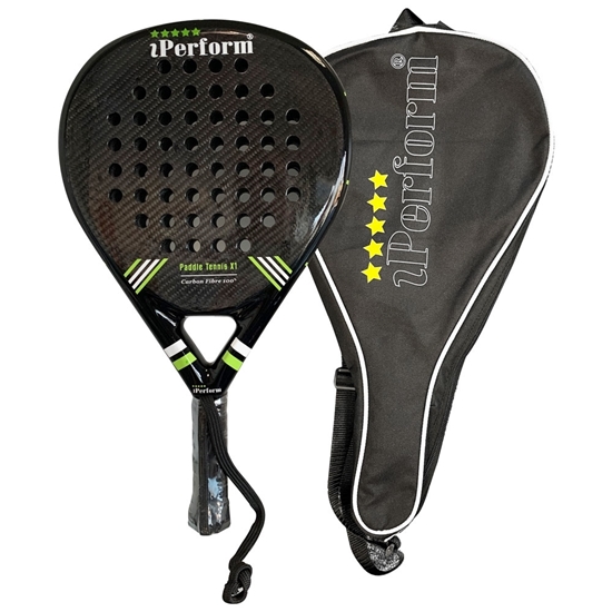  Padel Paddle Tennis Racket Carbon Fiber Power Lite