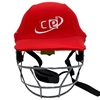 Picture of CE Cricket Helmet with Multicolor Covers Range for Head & Face Protection Adjustable Size (Red)