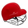 Picture of CE Cricket Helmet with Multicolor Covers Range for Head & Face Protection Adjustable Size (Red)