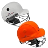 Picture of CE Cricket Helmet with Multicolor Covers Range for Head & Face Protection Adjustable Size (Orange)