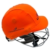 Picture of CE Cricket Helmet with Multicolor Covers Range for Head & Face Protection Adjustable Size (Orange)