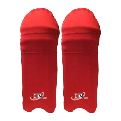 Picture of Colored Cricket Batting Pads Covers - Legguards Covers by CE - Color Crimson Red