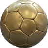 Picture of Plain All Gold Soccer Balls - Official Size 5 Balls