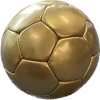 Picture of Plain All Gold Soccer Balls - Official Size 5 Balls