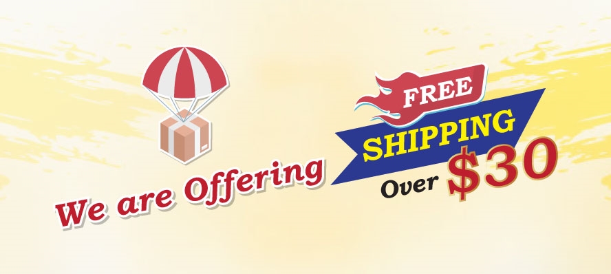 Free Shipping Over $30